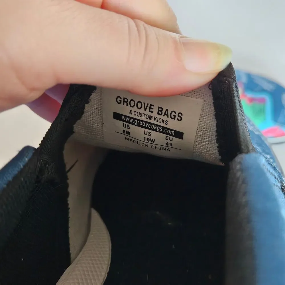 Groove Bags Speech Therapy Vocal Tracts Slip On Sneaker Women's 10 Men's 8
